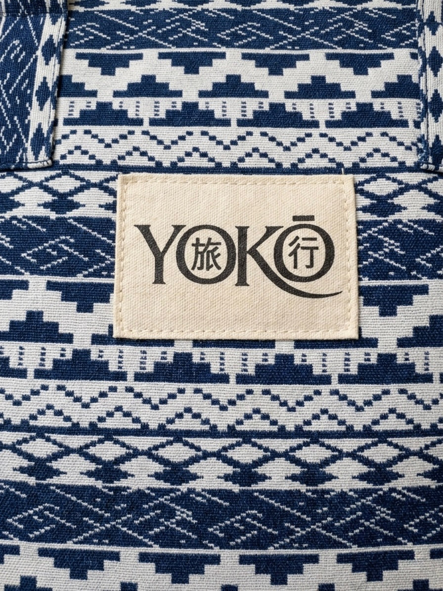 YOKO BAG- BLUE&WHITE